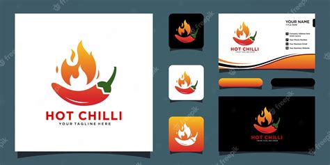 Premium Vector Red Hot Chili Logo Designs Concept Vector Spicy Pepper Logo Designs Template