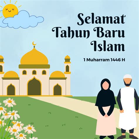 12 Contoh Poster Tahun Baru Islam 2024 1 Muharram 1446 H Indozone