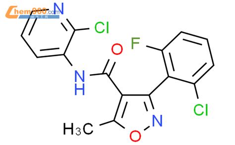 3 2 氯 6 氟苯基 n 2 氯 3 吡啶 5 甲基 4 异噁唑羧酰胺CAS号368869 90 3 960化工网