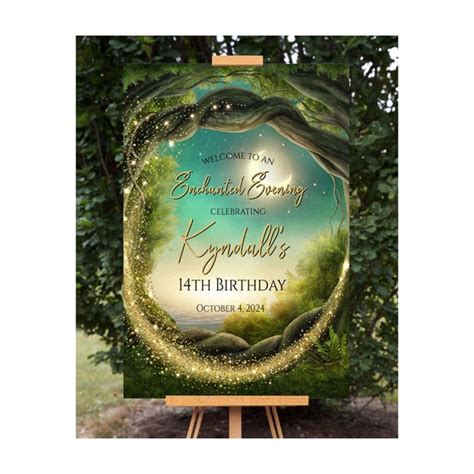 Enchanted Forest Welcome Sign Enchanted Welcome Signs Printable Party