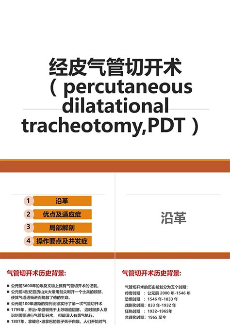 经皮气管切开术ppt模板卡卡办公