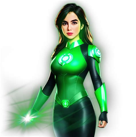 Green Lantern Jessica Cruz Transparent Render By Howardchaykin On