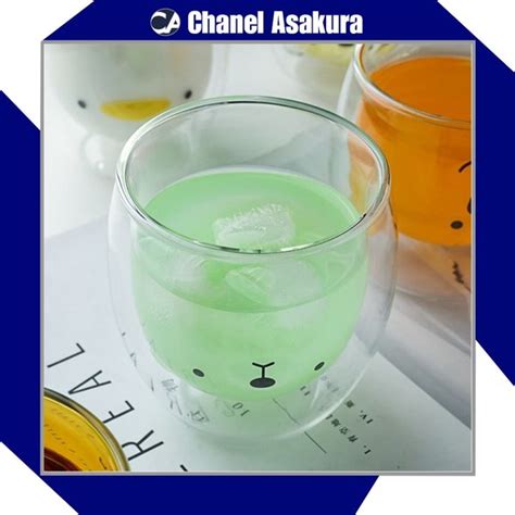 Jual Cangkir Kopi Anti Panas Double Wall Glass Ml Di Lapak Chanel