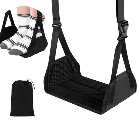 Foot Hammock for Plane Travel,Memory Foam Airplane Foot Rest with