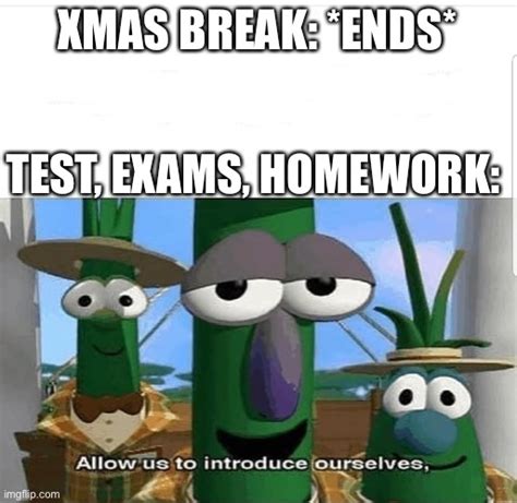 School When Xmas Break Ends Imgflip