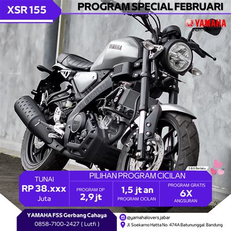 Jual Yamaha XSR 155 Silver XSR 155 Perak Motor XSR 155 Silver XSR