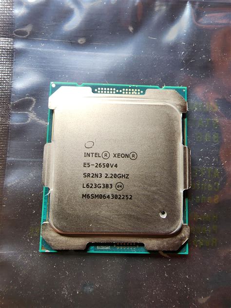 E V Sr N Intel Xeon E V Ghz M Cores Cpu Ebay