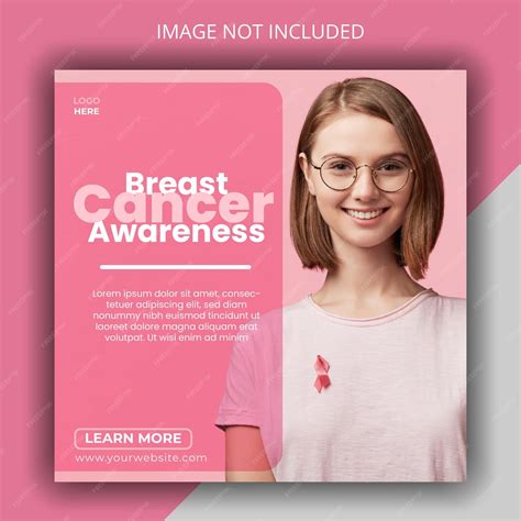 Premium Vector Breast Cancer Awareness Month Social Media Banner And