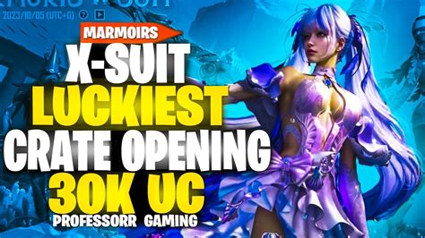 Marmoris XSuite Luckiest Crate Opening 30000UC PUBG MOBILE YouTube