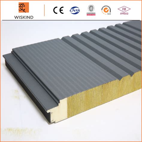 Economic Insulation EPS PIR PUR Rock Wool PU Polyurethane Sandwich Wall