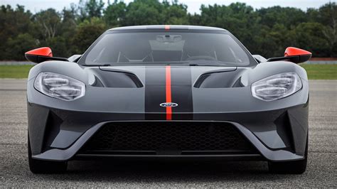 4K Frontal View Car Ford GT Ford GT Mk II Carbon Fiber Ford