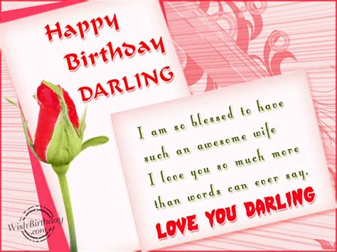 Happy Birthday Darling Pictures Photos And Images For Facebook