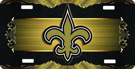 Personalized Custom License Plate Auto Car Tag New Orleans Saints With