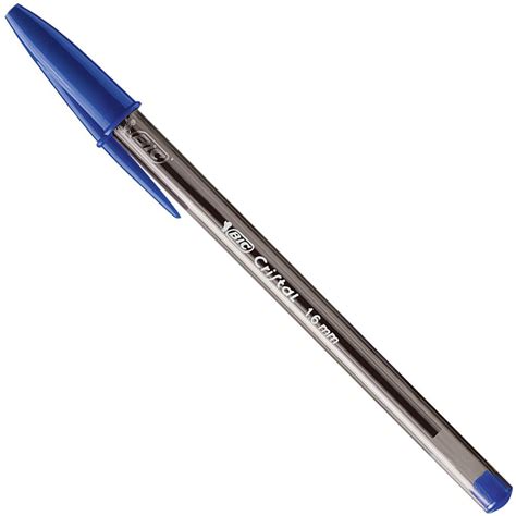 Caneta Esferogr Fica Bic Cristal Intenso Azul Ponta Grossa De Mm