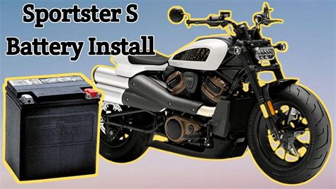 How To Install Battery On The Harley Sportster S Youtube