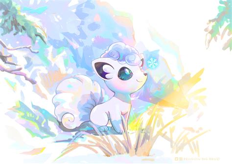 Alolan Vulpix art by me!~ : r/pokemon