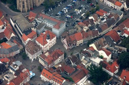 Städte und Gemeinden Luftbild 13 08 2010 Altstadt Alzey