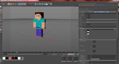 Minecraft Rig 3D Model 5 C4d Free3D