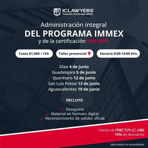 AdministraciÓn Integral Del Prog Immex Iva Ieps