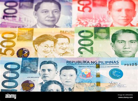 Philippine Money Peso A Business Background Stock Photo Alamy