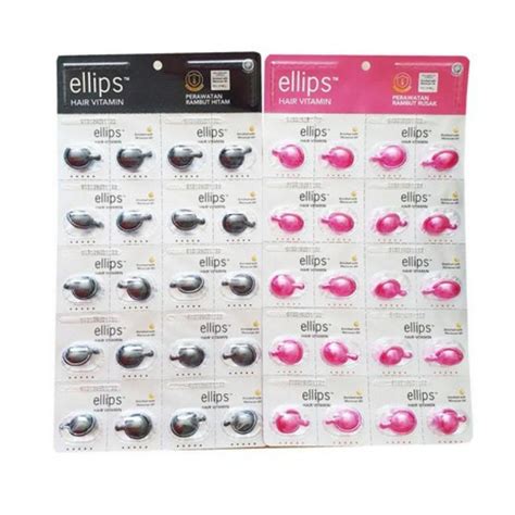 Jual Ellips Hair Vitamin Blister Elips Vitamin Rambut Hitam Rusak