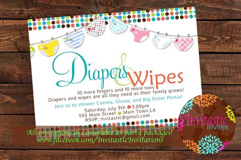 Diaper Shower Invitation Wording Letter Words Unleashed Exploring