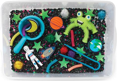 Sensory Bin Outer Space Imagination Toys