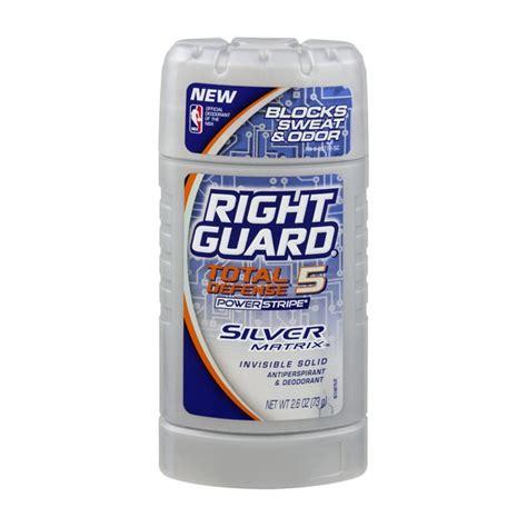 Right Guard Total Defense 5 Silver Matrix Invisible Solid Anti