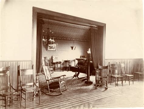 On The Banks Of The Red Cedar Interior Of Abbot Hall Circa 1902