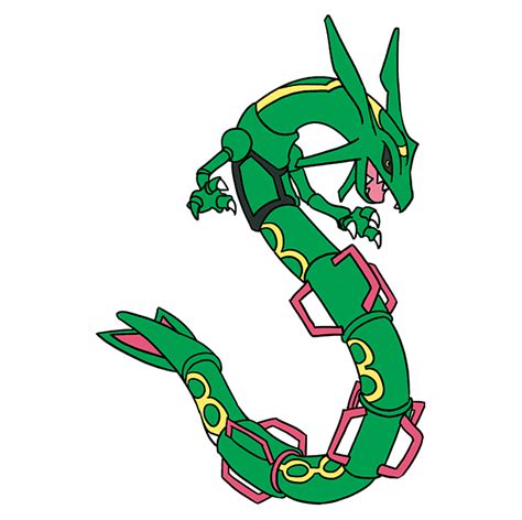 Cách vẽ Pokemon Rayquaza Dạy Vẽ