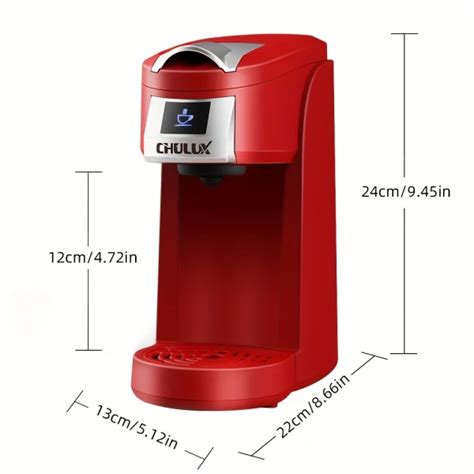 Dropship Chulux Single Serve Coffee Maker Red Kcup Pod Coffee Brewer