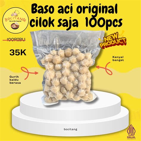 Jual BASO ACI ORIGINAL 100 PCS CILOK SAJA Shopee Indonesia