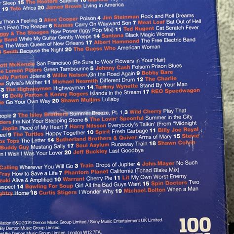 100 Hits American Anthems By Various Artists 5 Cds 2019 Brand New