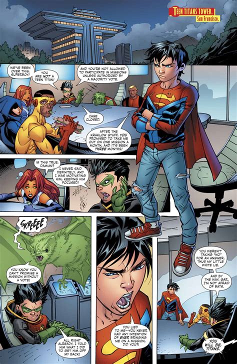 DC Comics Rebirth Universe Super Sons 11 Spoilers Super Sons Of