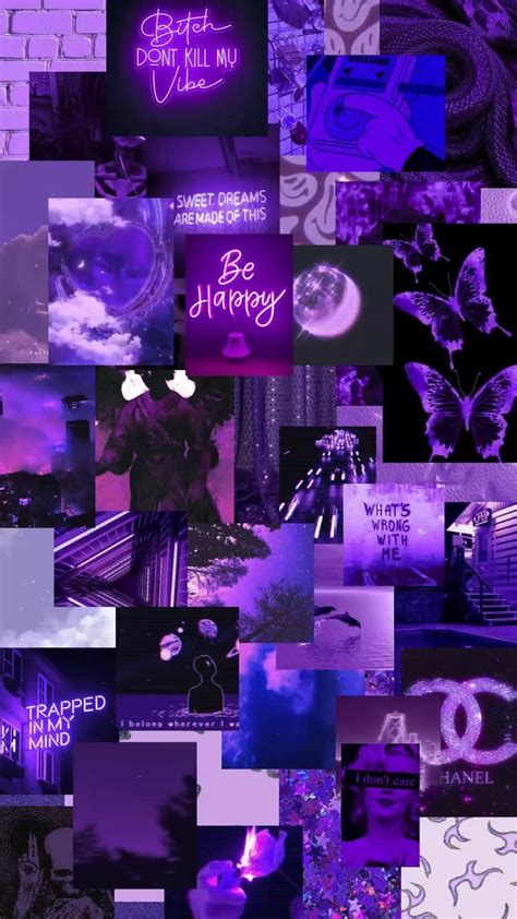 Pin By Brittany Turner On Wallpapers Dark Purple Wallpaper Purple Aesthetic Black And Purple