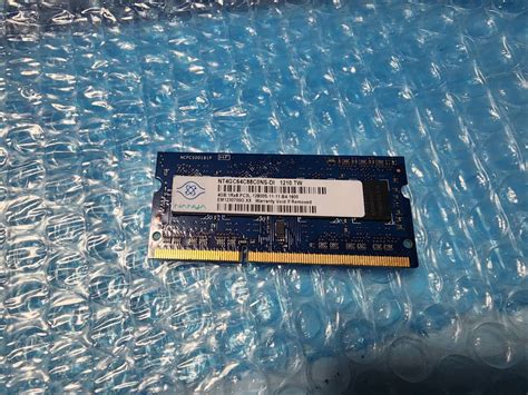 Yahooオークション 即決 Nanya製 Ddr3 4gb Pc3l 12800s So Dimm 204