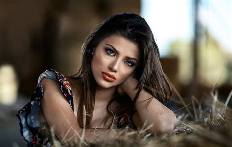 Wallpaper Look Girl Makeup Brunette Hay Jessica Napolitano For