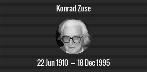 Konrad Zuse death anniversary