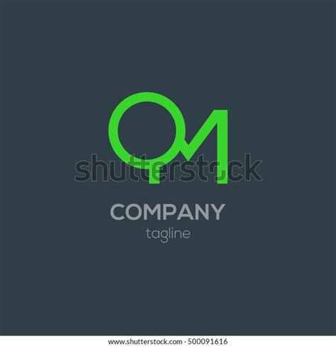 O M Letter Logo Vector Template Stock Vector Royalty Free 500091616