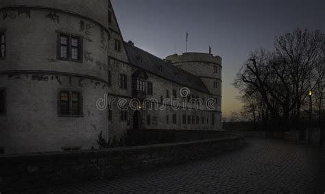 Old Castle in Wewelsburg, Germany, Paderborn, Evening Front View ...