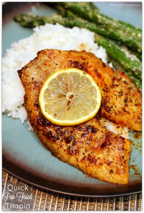 Quick Pan Fried Tilapia Mama Harris Kitchen