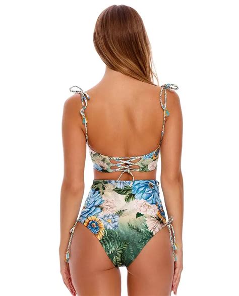 Top od bikini z falbanką Margot Eco Agua Bendita Moliera2