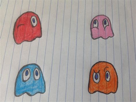 The Pac Man Ghosts By Shannontheart On Deviantart