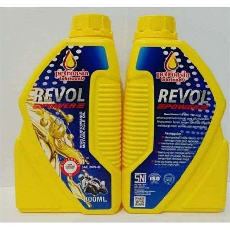 Jual Oli Revol Petroasia 0 8 Liter Shopee Indonesia