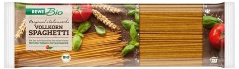 Rewe Bio Vollkorn Spaghetti Test 70 100 Befriedigend