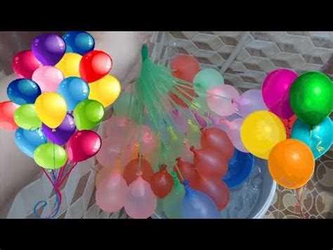 Bermain Balon Air Sambil Belajar Warna Dan Berhitung Balloons YouTube