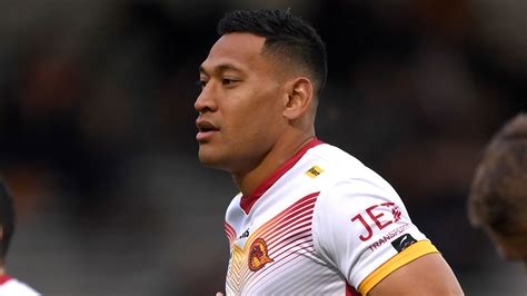 Israel Folau: Catalans Dragons say fans were allowed rainbow flags ...