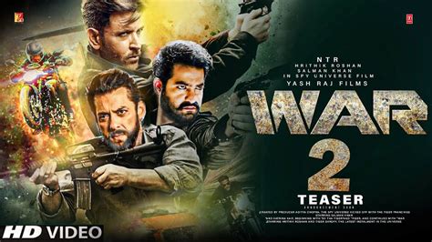 War 2 Official Trailer Hrithik Roshan Jr Ntr Salman Khan L