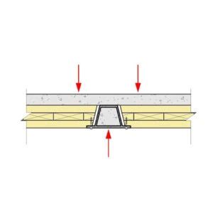 Panel Bears On Proprietary Composite Steel Support Woodworks Wood