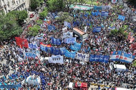 Hoy El Primer Paro Nacional Y Movilización Contra El Ajuste De Milei El Diario De La Pampa